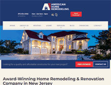 Tablet Screenshot of americanhomeremodeling.com